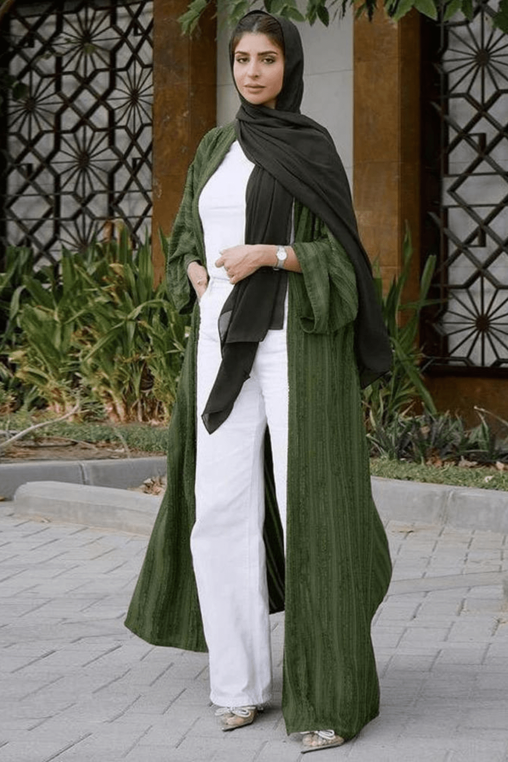 abaya kimono simple