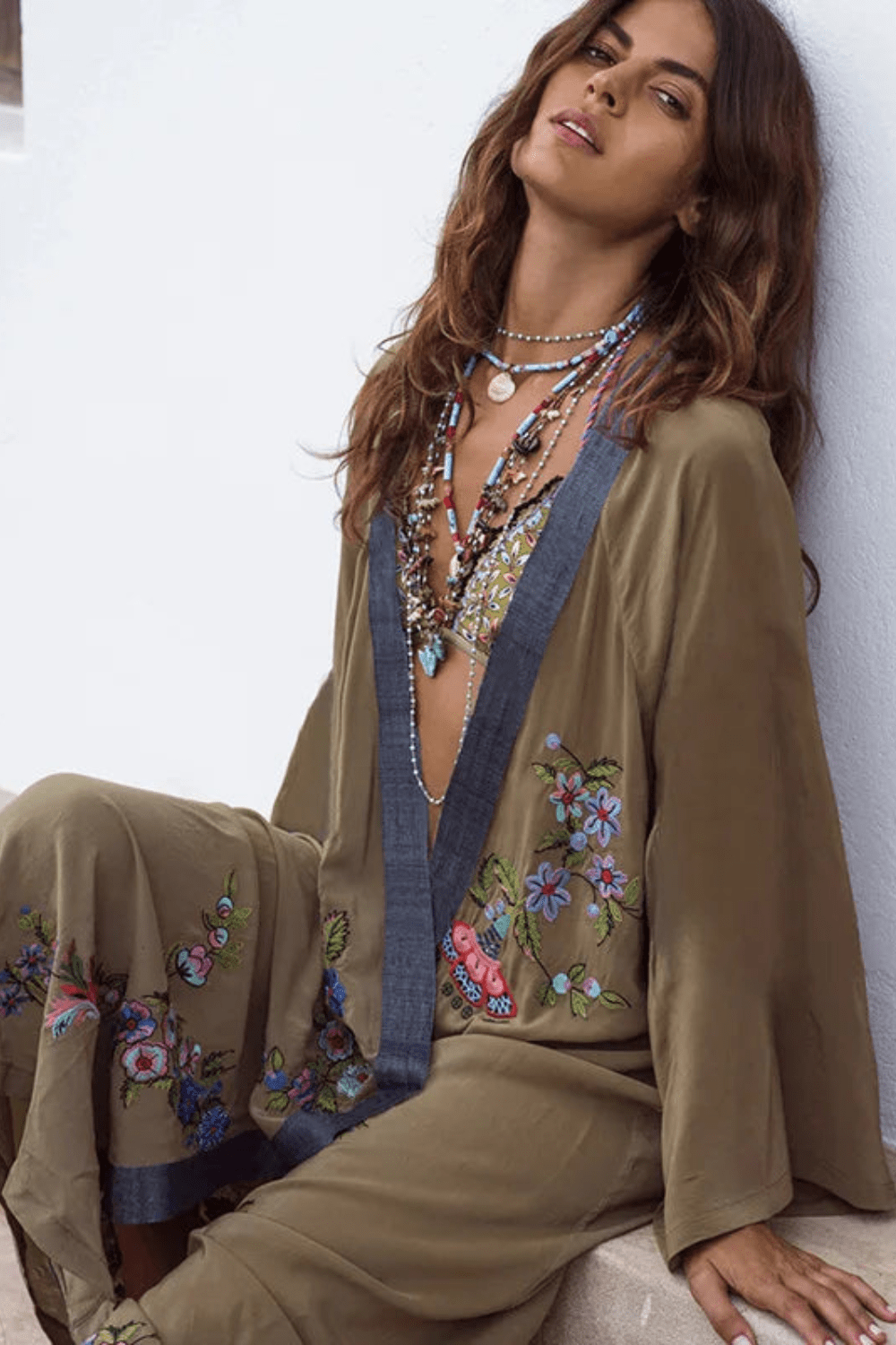 Kimono | Coton Vert / Taille unique