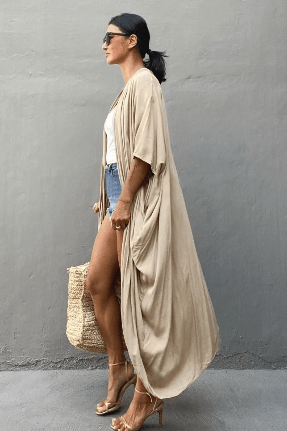 Kimono Femme | Beige Beige / Taille unique