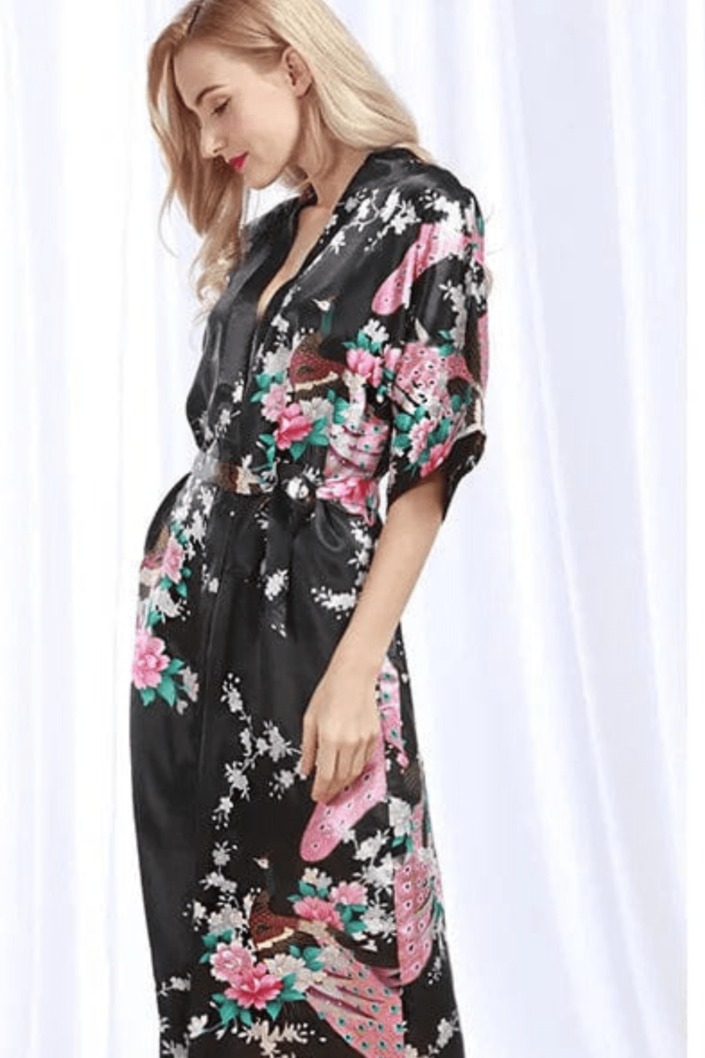 kimono femme soie