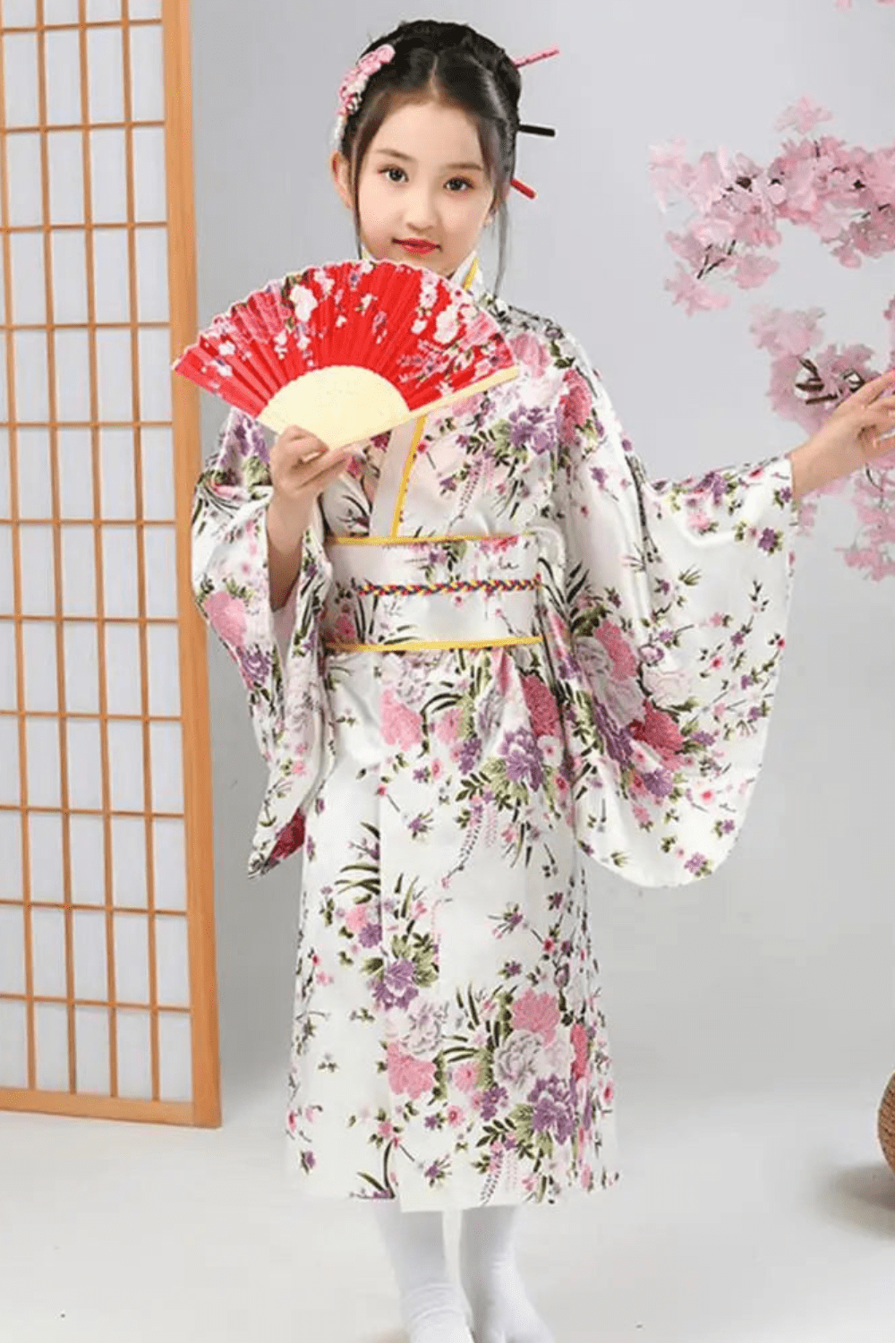 Kimono | Fillette Blanc / 150CM