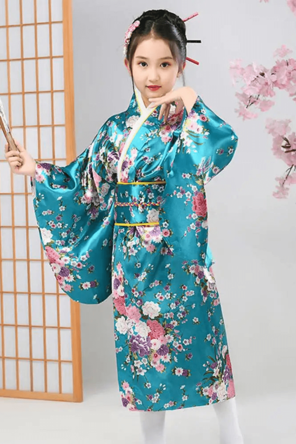 Kimono | Fillette Bleu / 150CM