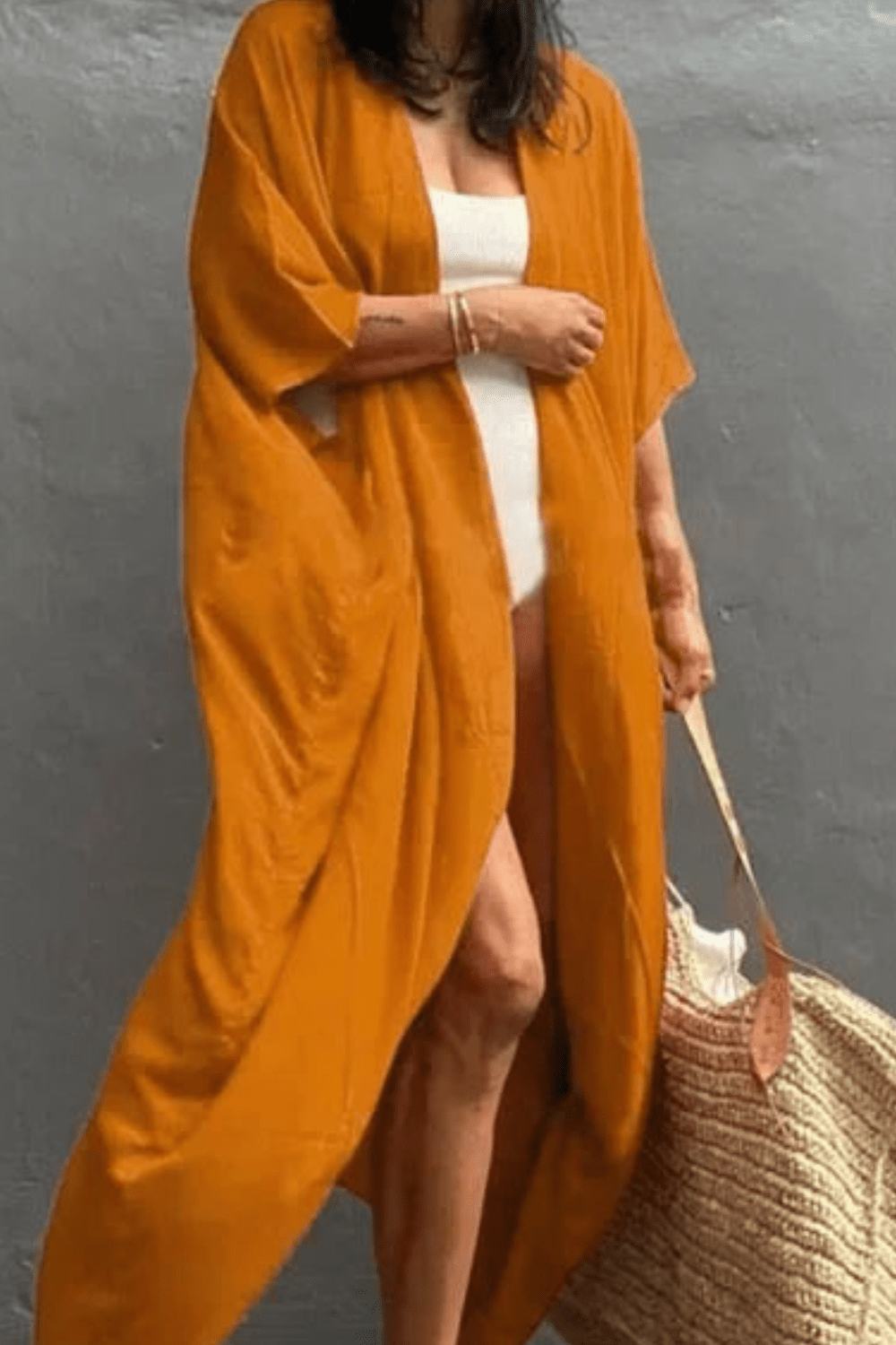 Kimono | Jaune Jaune / Taille unique