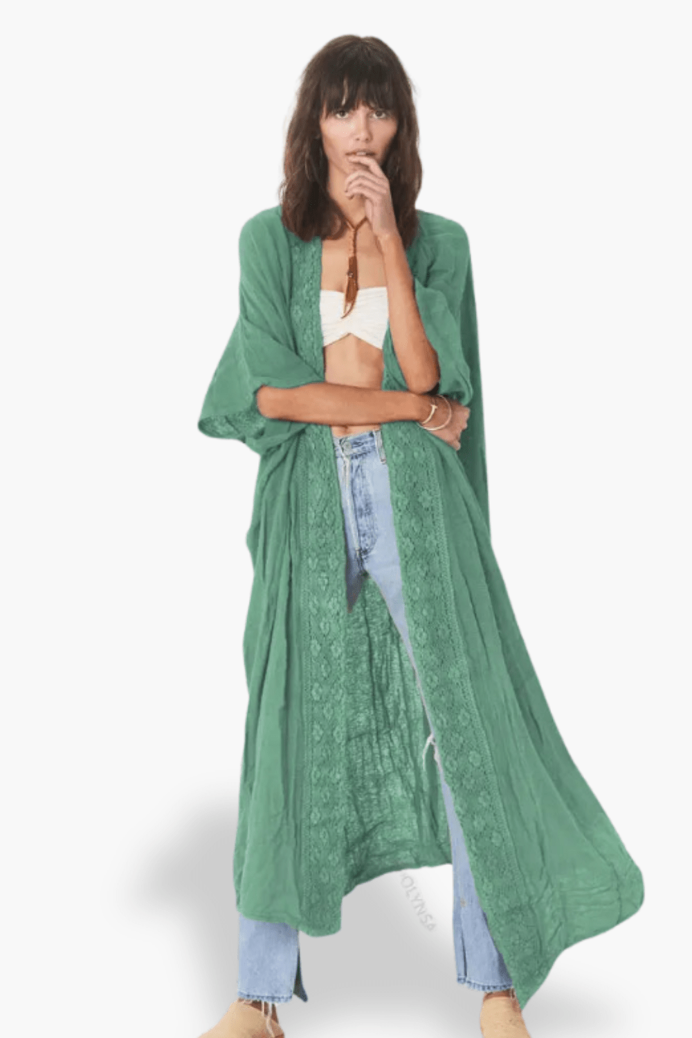 Kimono | Marron Vert / Taille unique