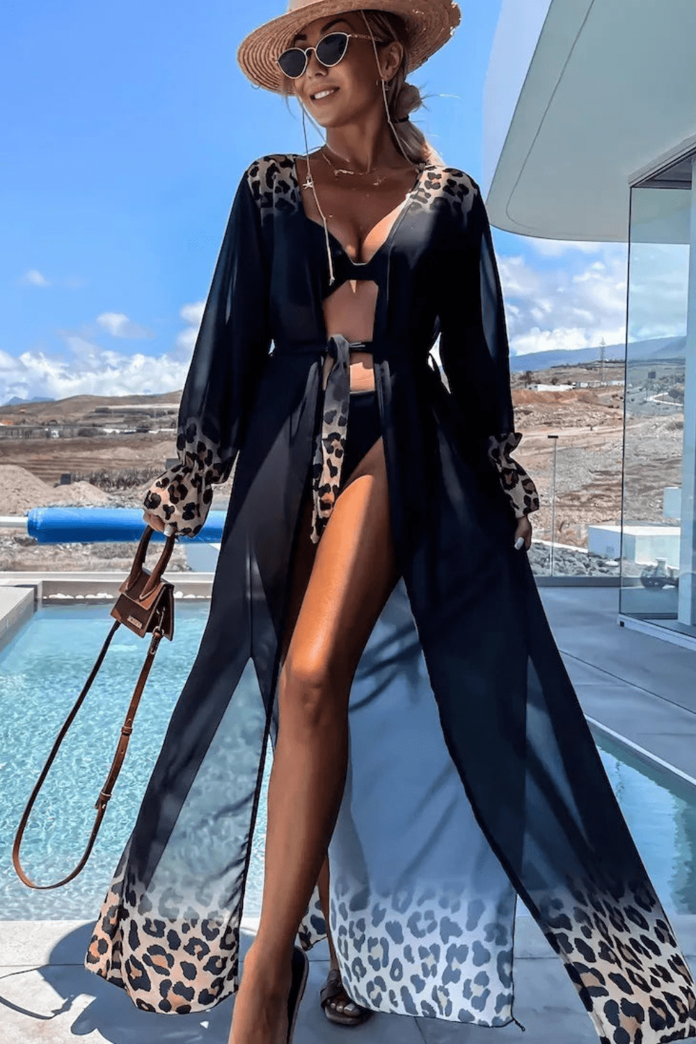 Kimono | Robe Chic Noir / Taille unique