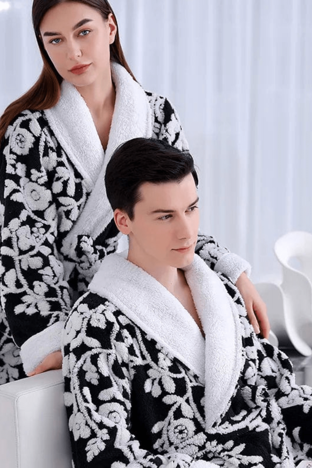 peignoir couple