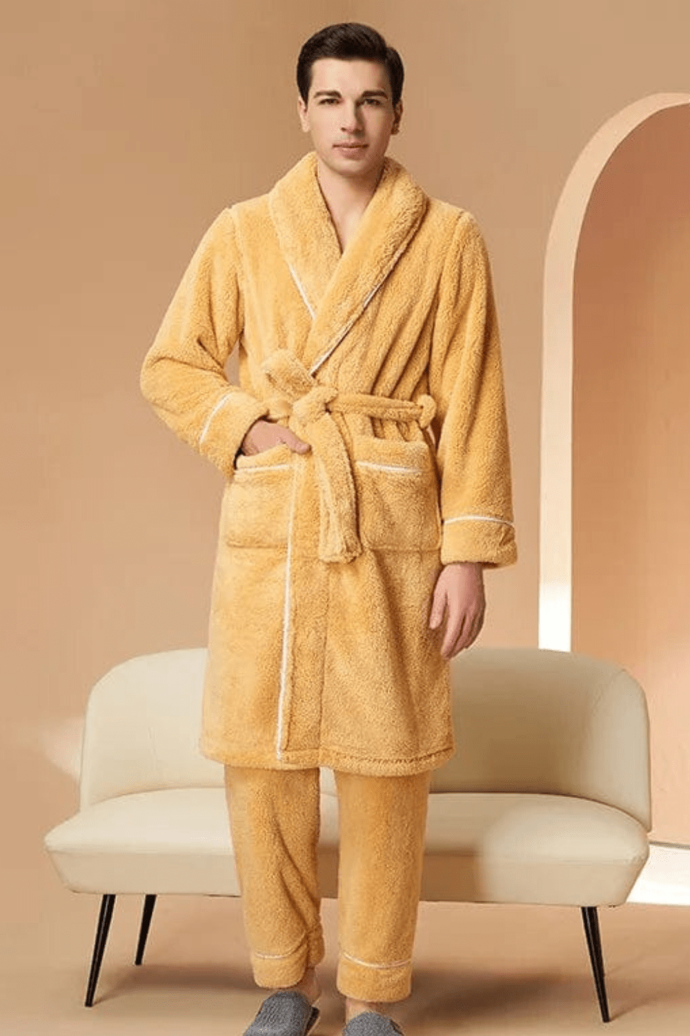 peignoir interieur homme