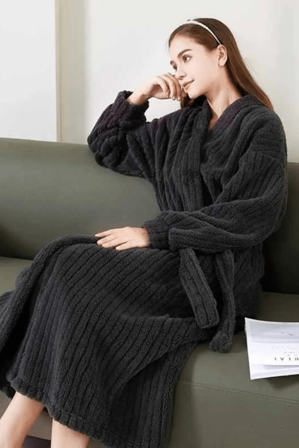 peignoir de bain luxe femme