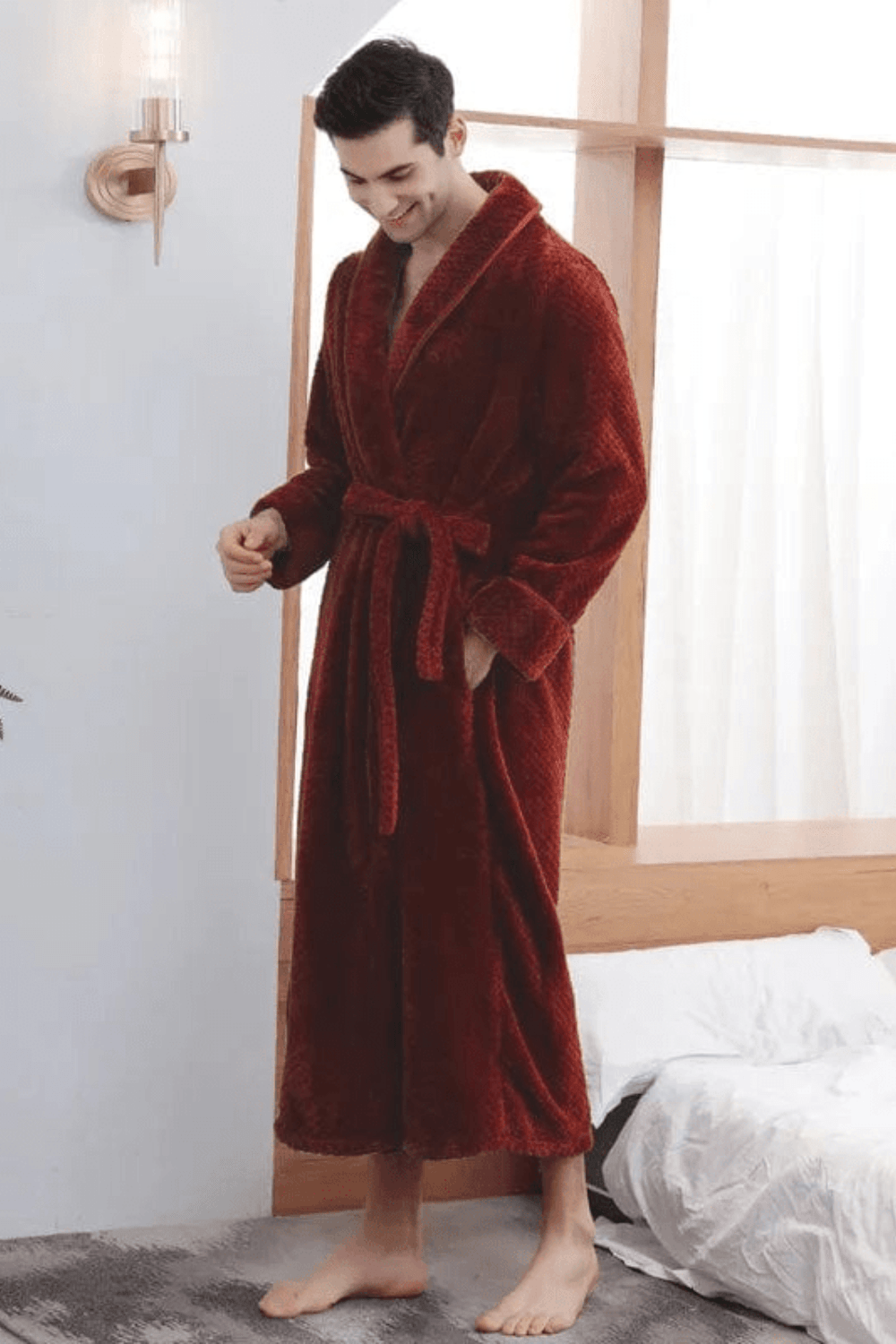 peignoir de chambre homme