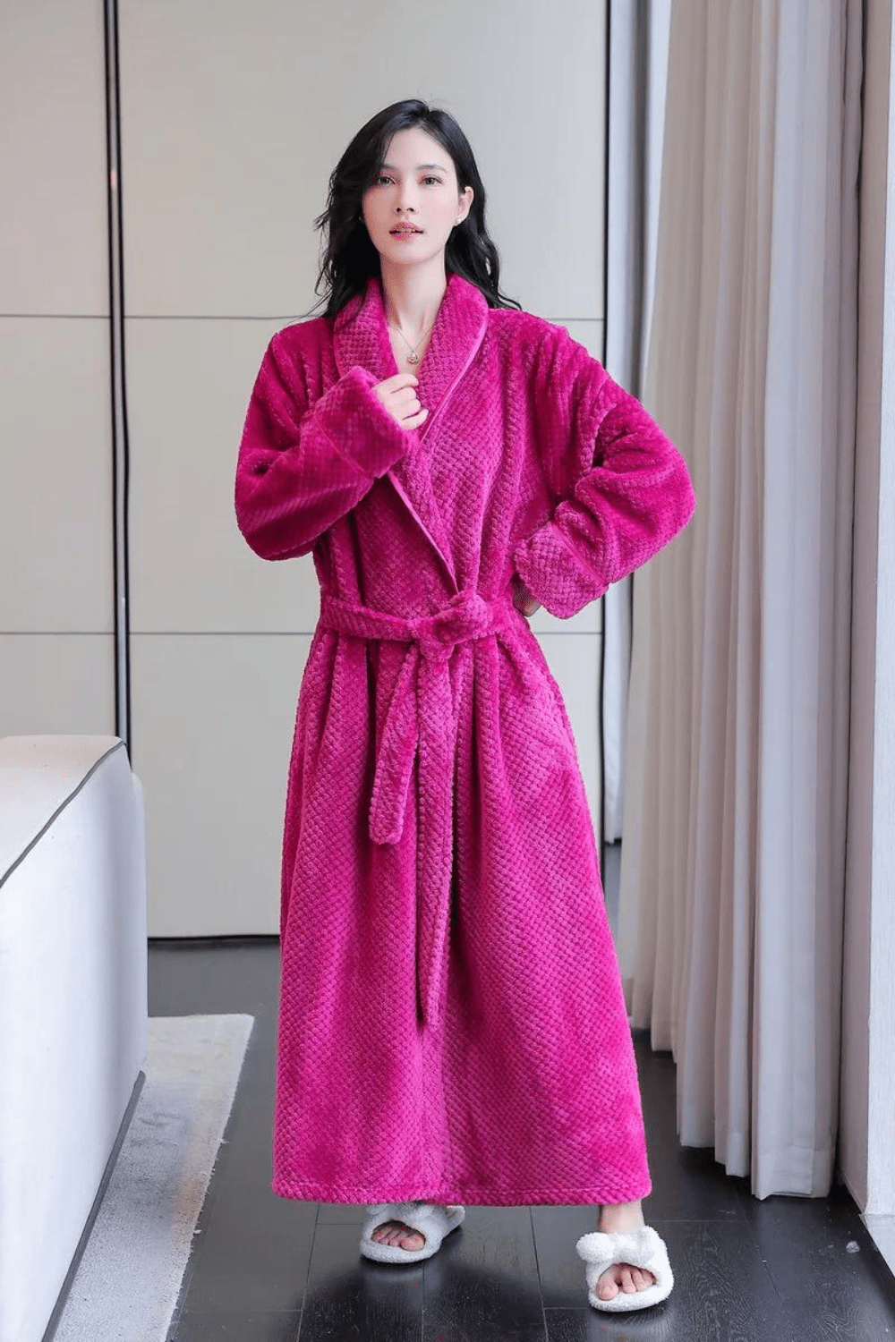 Peignoir Femme | Serviette Fuschia / 3XL