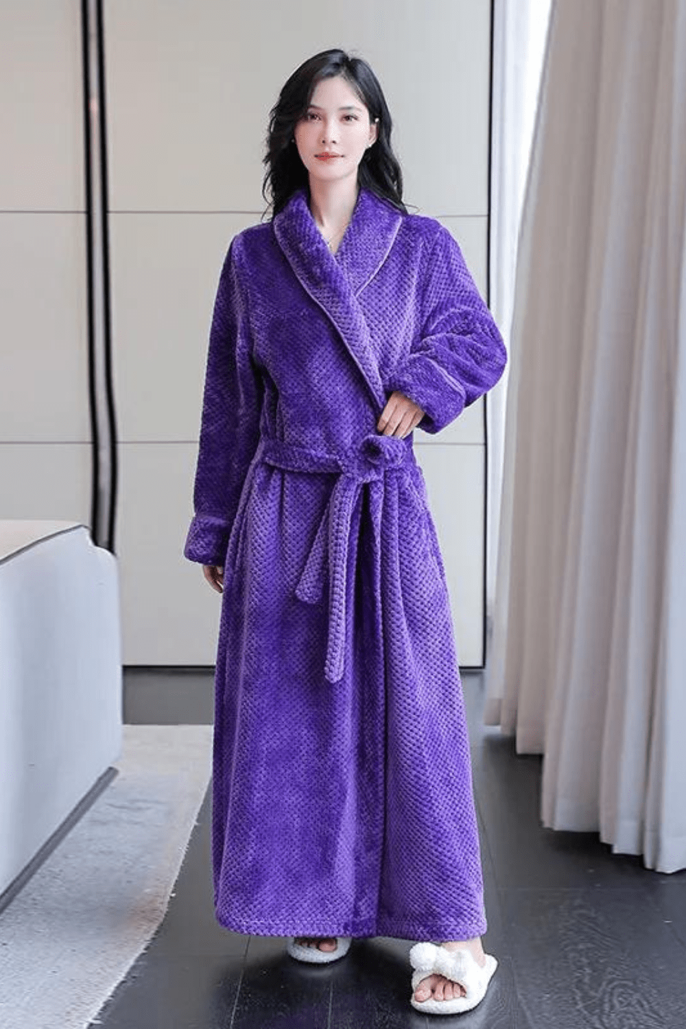 Peignoir Femme | Serviette Violet / 3XL