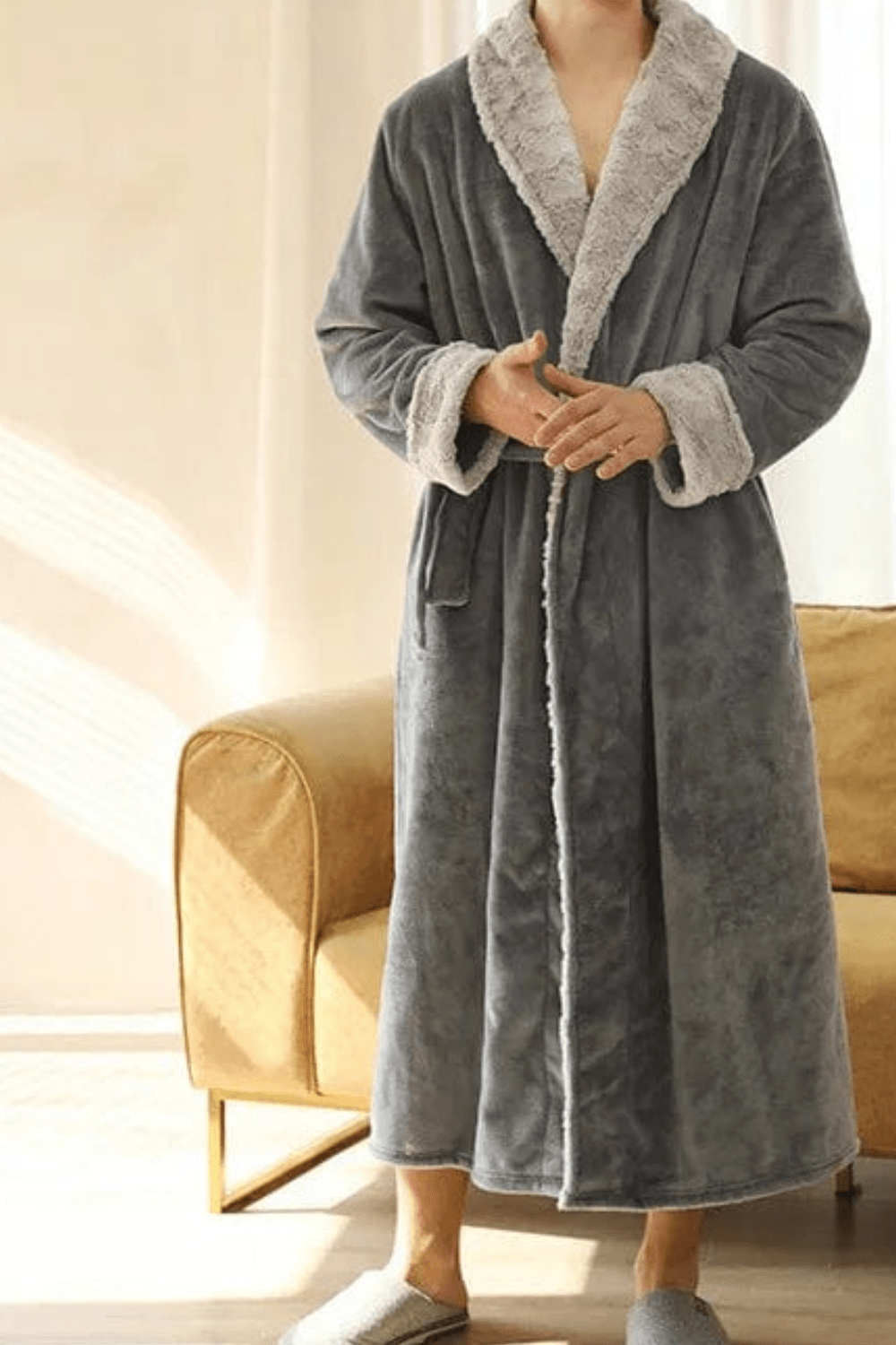 peignoir homme long
