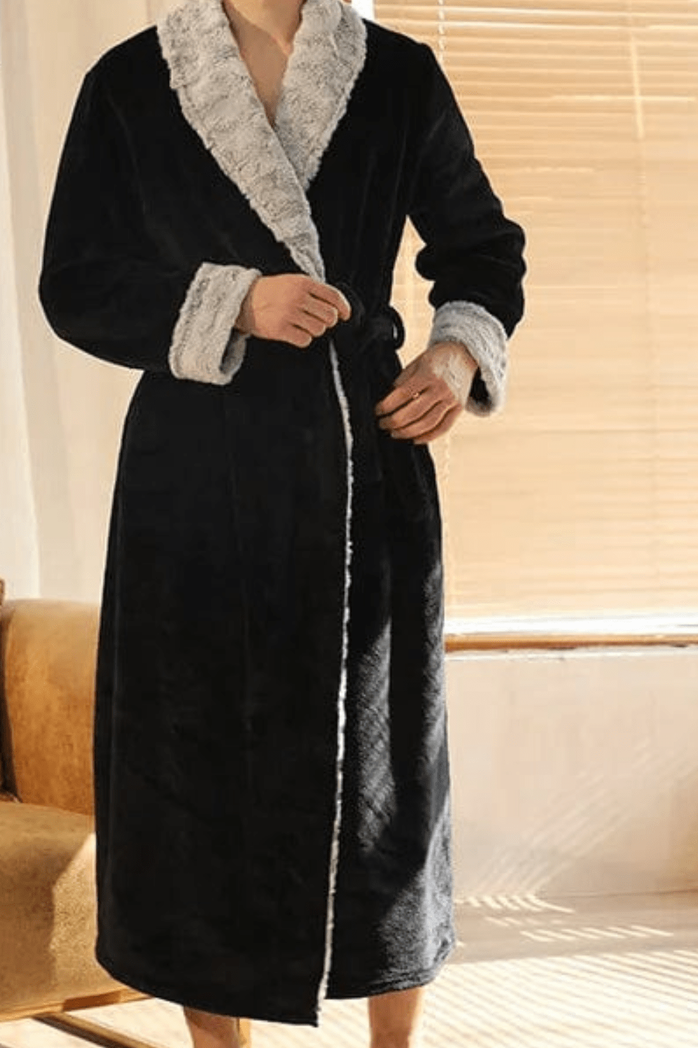 peignoir homme long