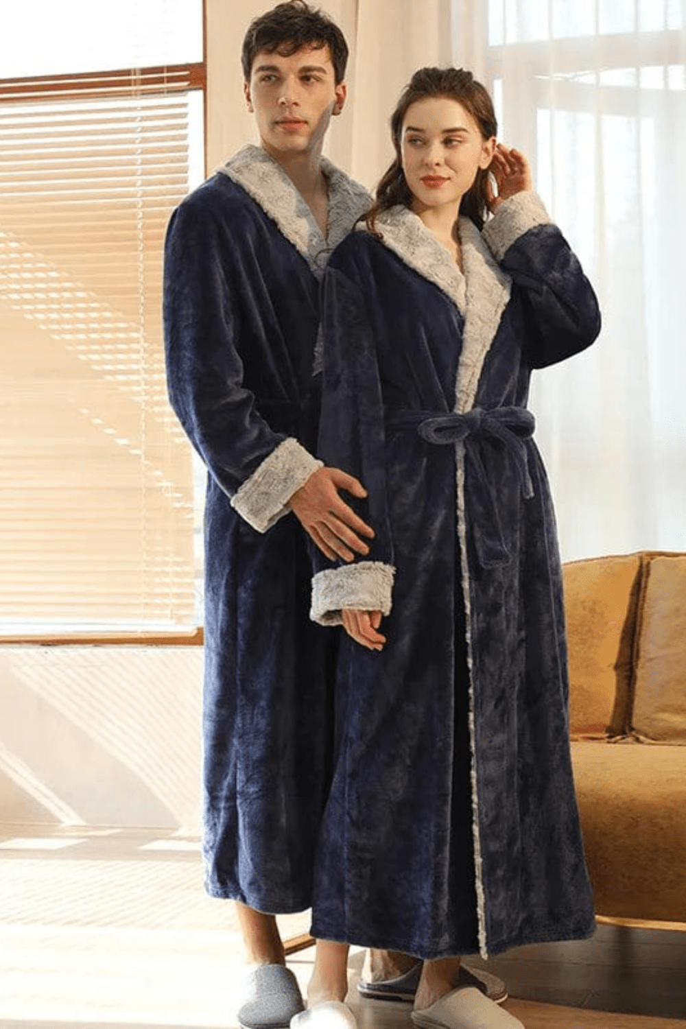 peignoir homme long