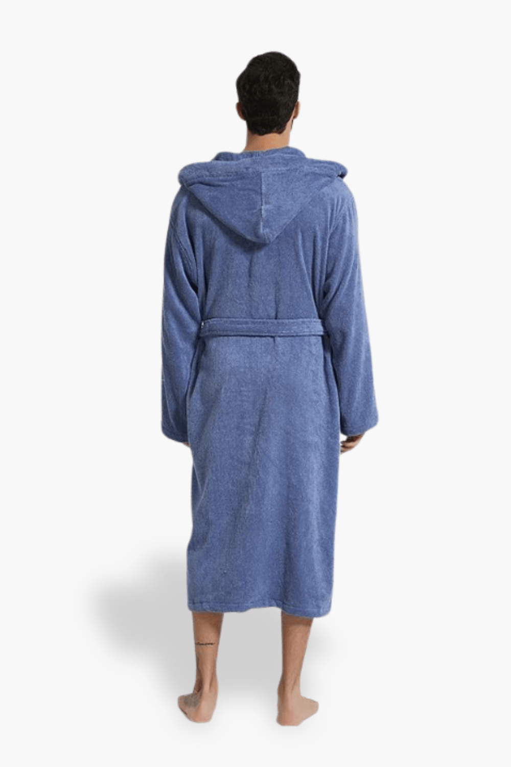 peignoir homme long capuche