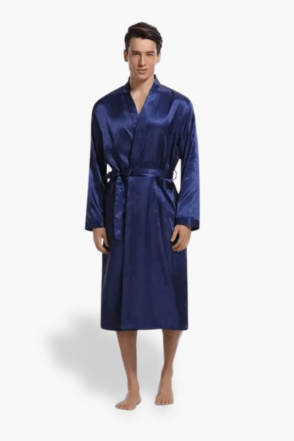 peignoir homme rouge