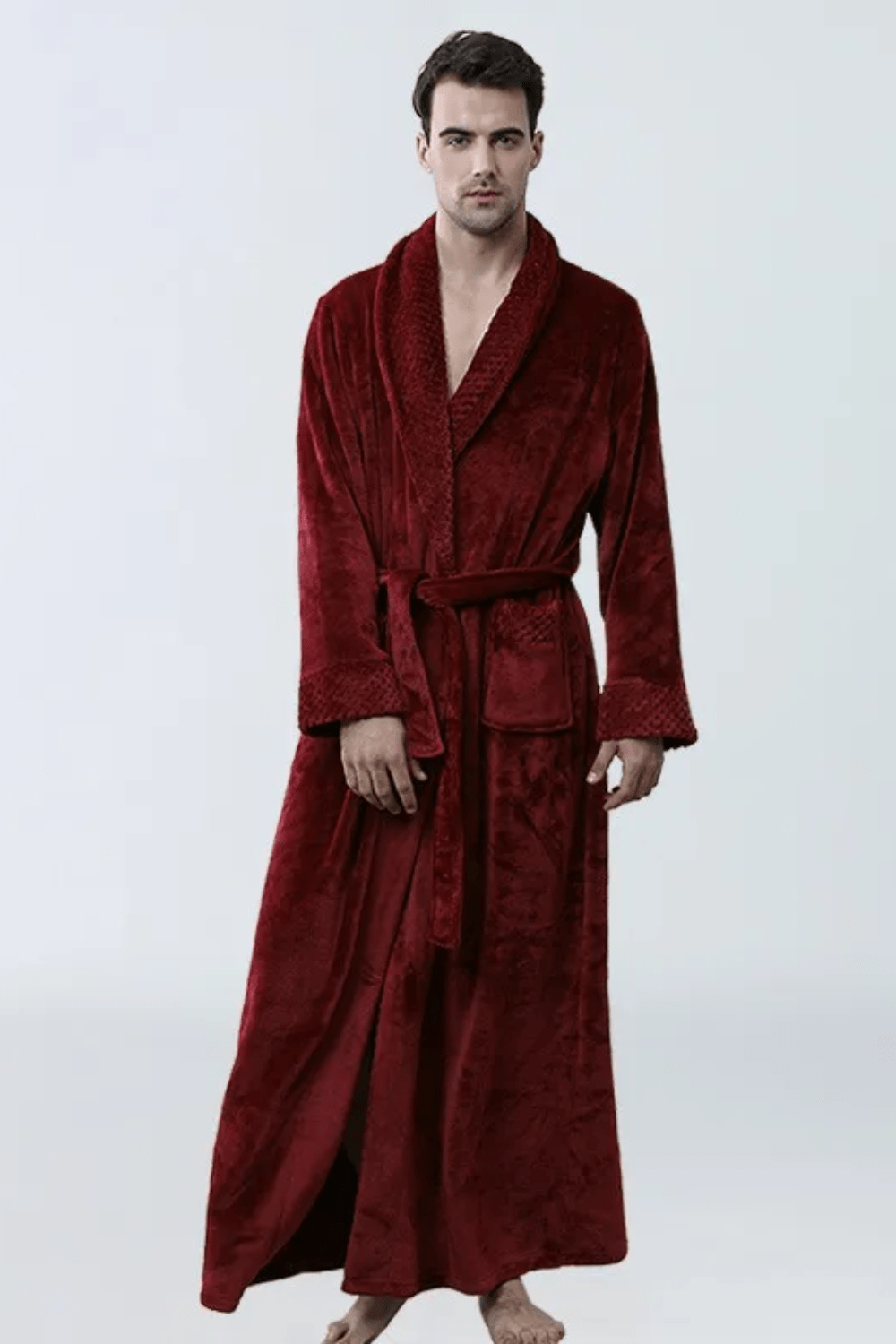 Peignoir Homme | Rouge Rouge / 3XL