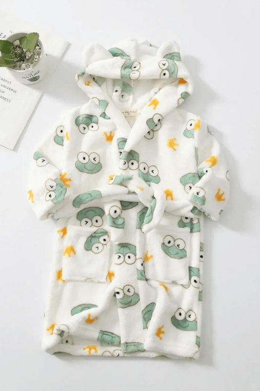 peignoir polaire enfant