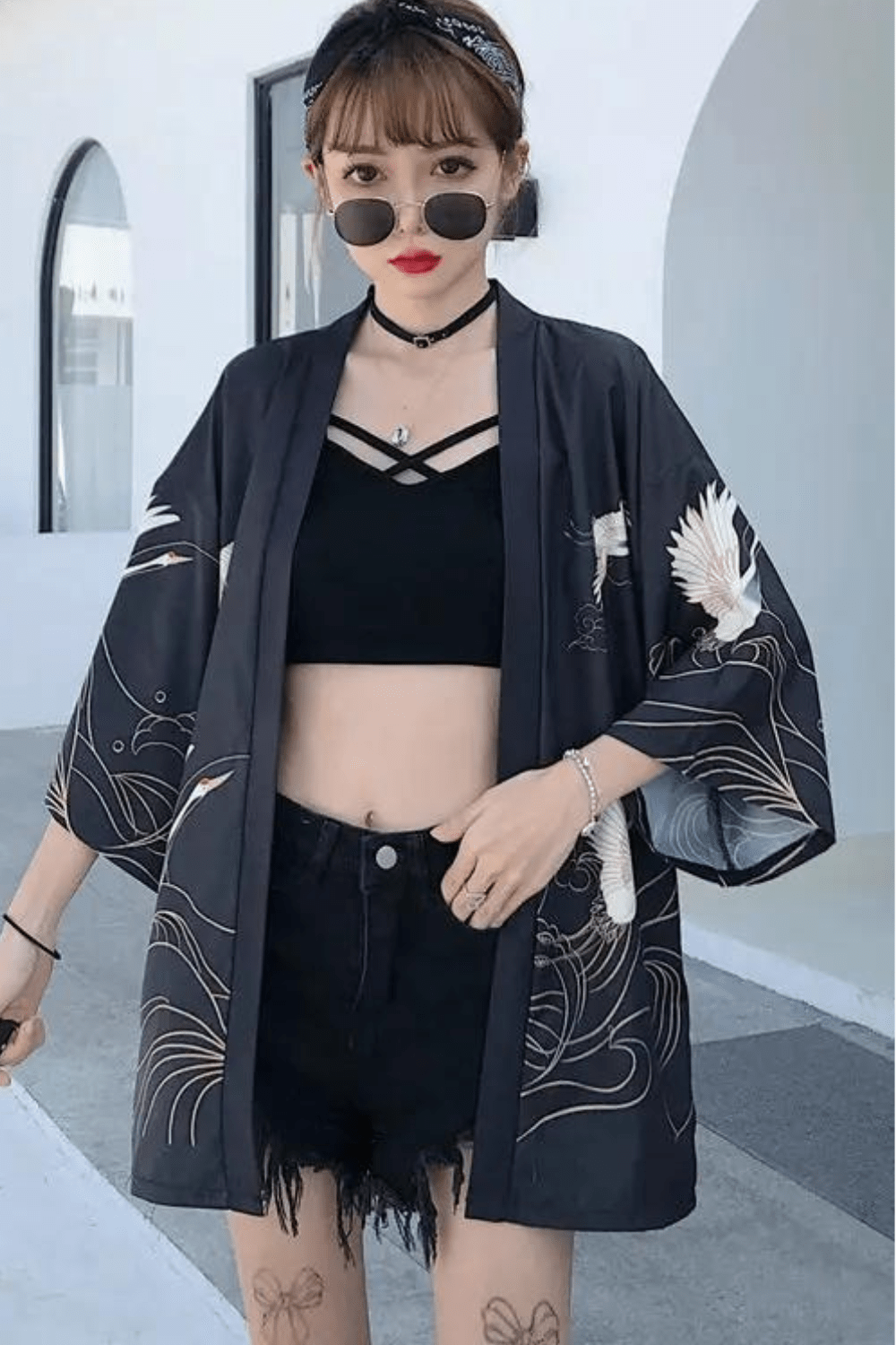 veste kimono femme