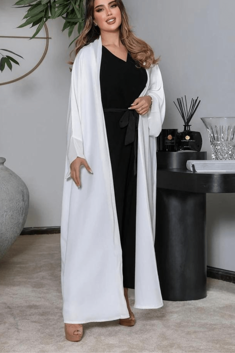ensemble abaya kimono
