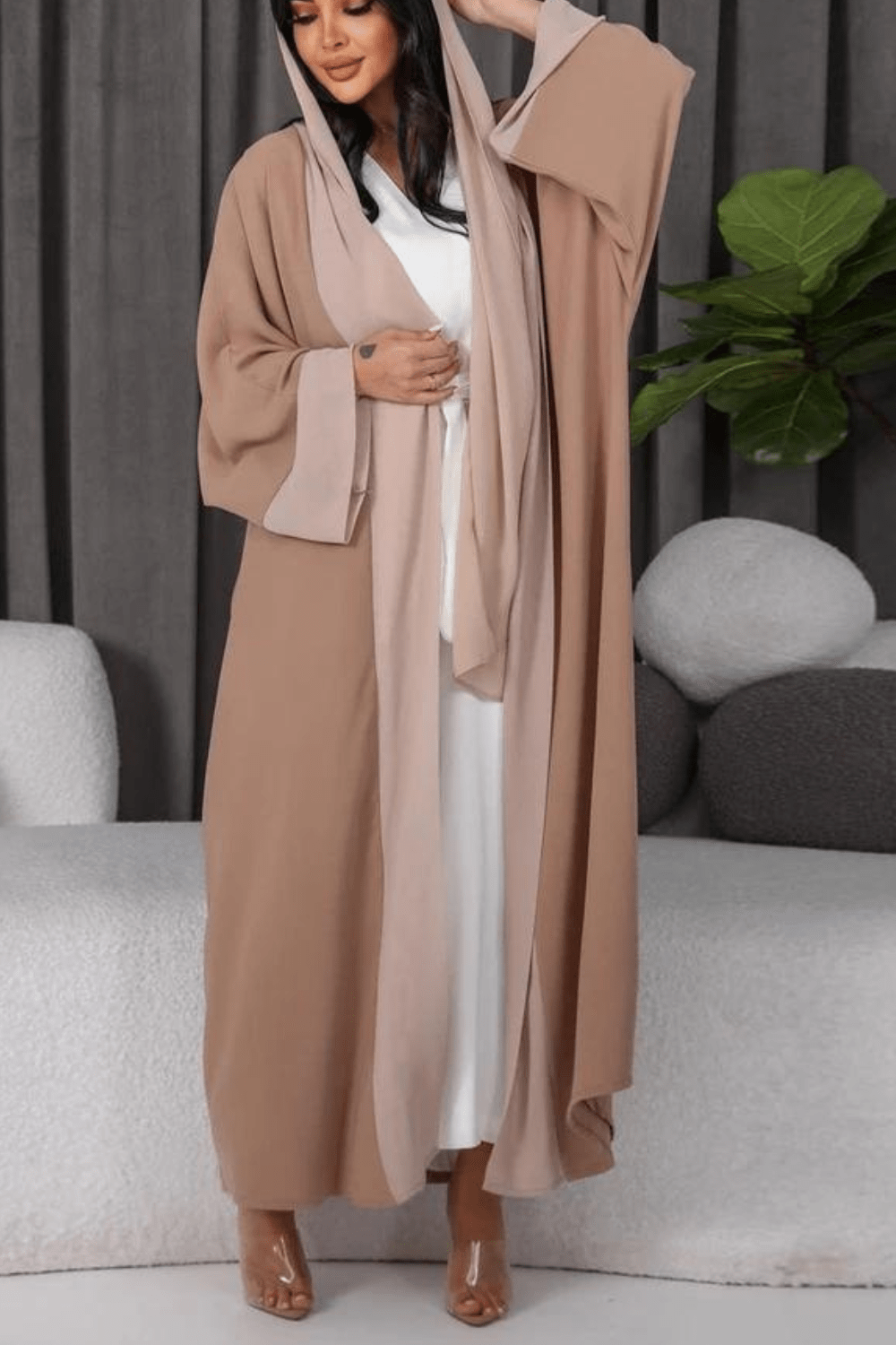 ensemble abaya kimono