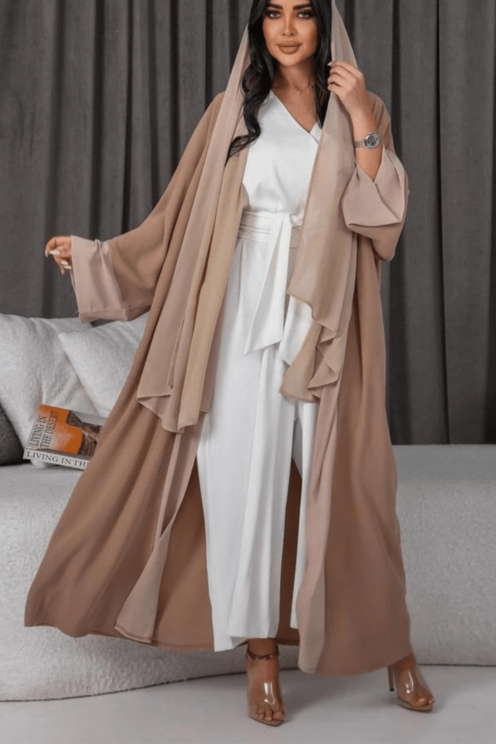 ensemble abaya kimono