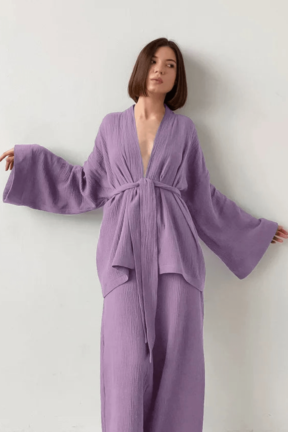ensemble kimono femme