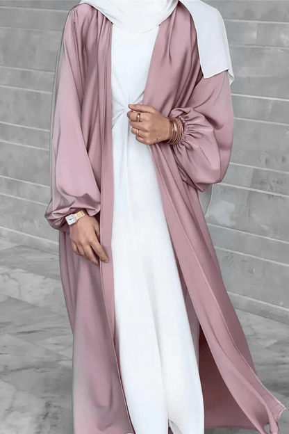 kimono abaya satin