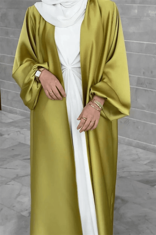 kimono abaya satin