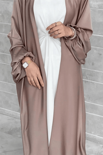 kimono abaya satin