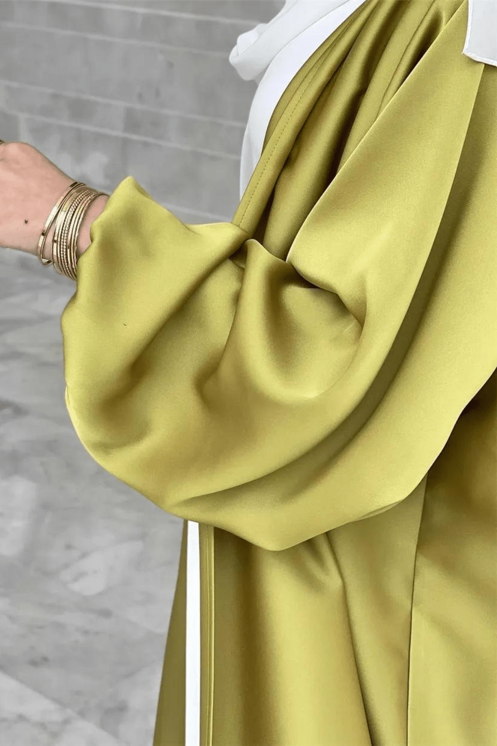 kimono abaya satin