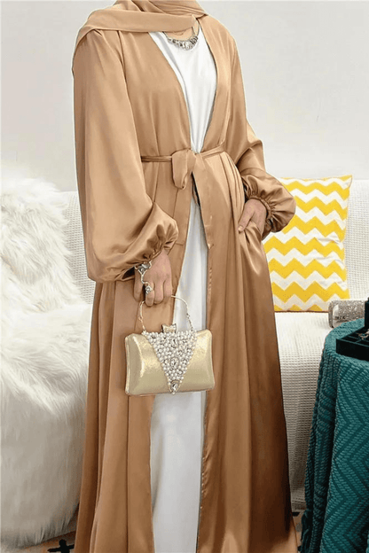 kimono abaya satin