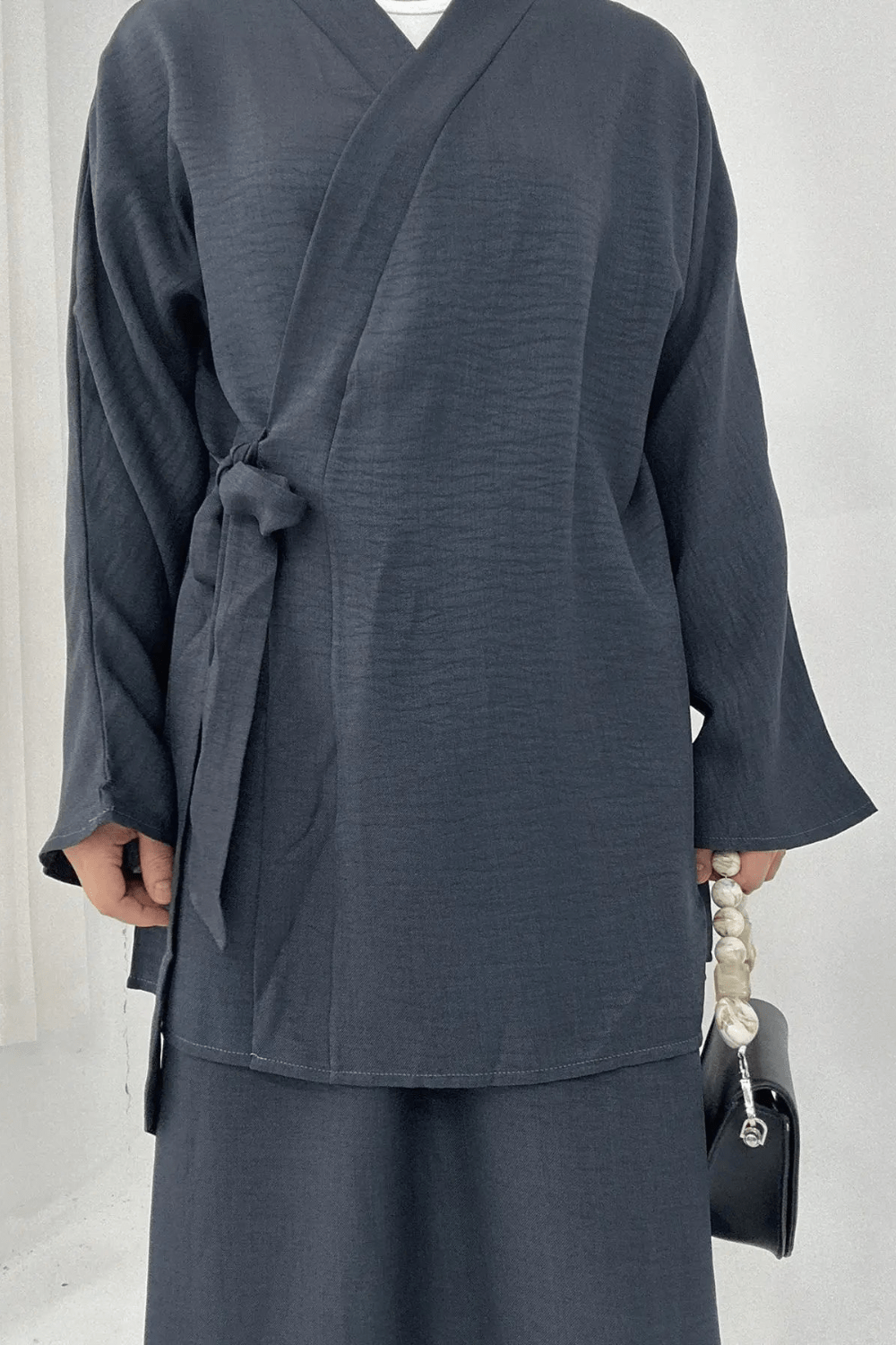 Kimono | Ensemble Jupe Gris / L