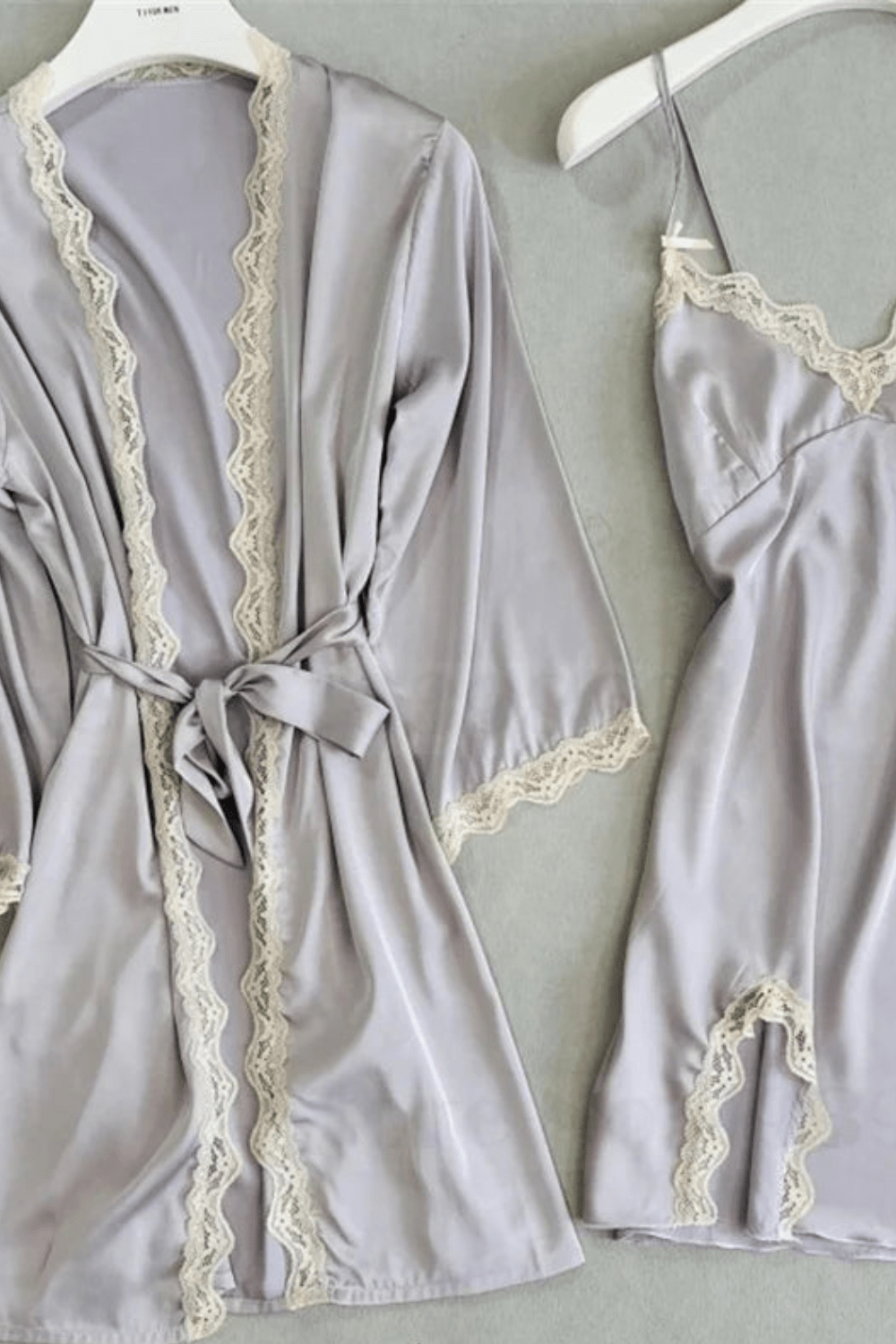 kimono | Ensemble Nuisette Gris / XL