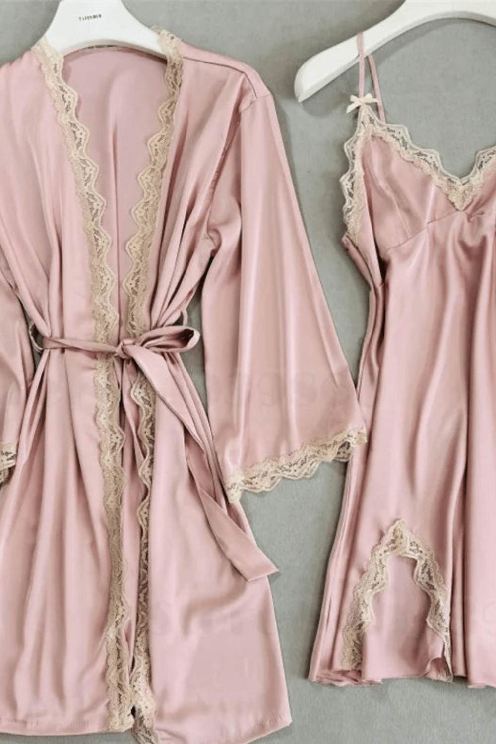 kimono | Ensemble Nuisette Rose / XL