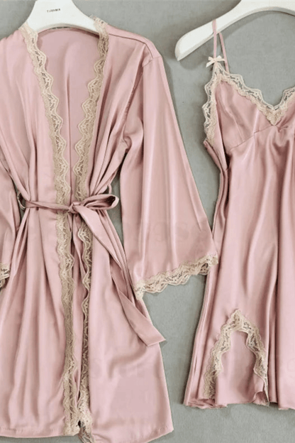 kimono | Ensemble Nuisette Rose / XL