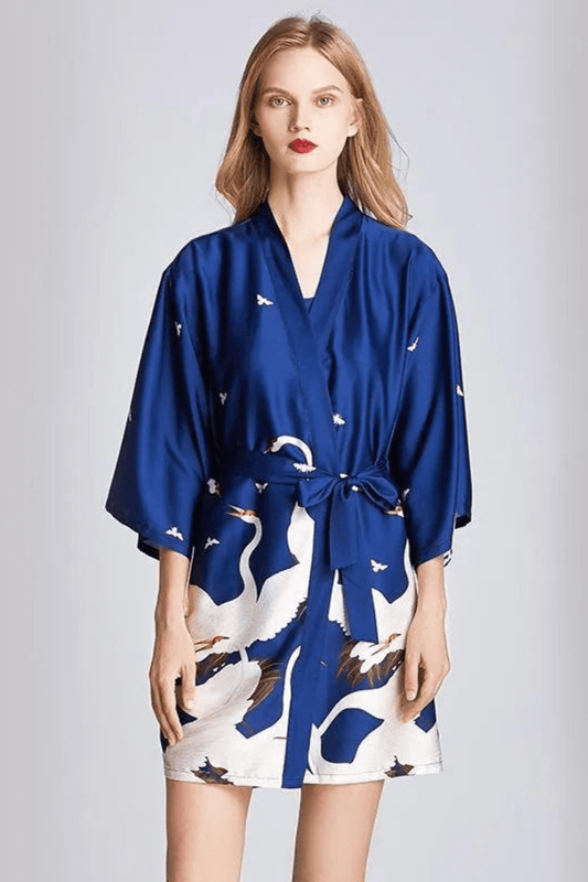 Kimono Femme | Bleu Bleu / XXL