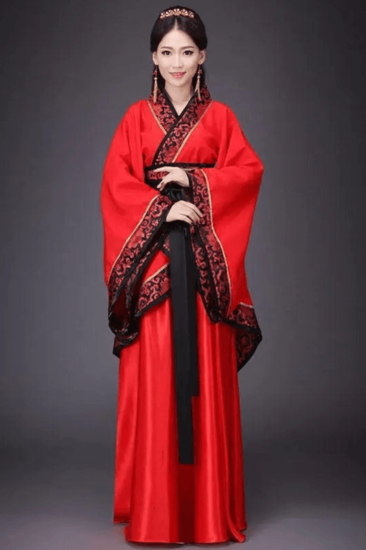 Kimono Femme | Chinois Rouge / XXL
