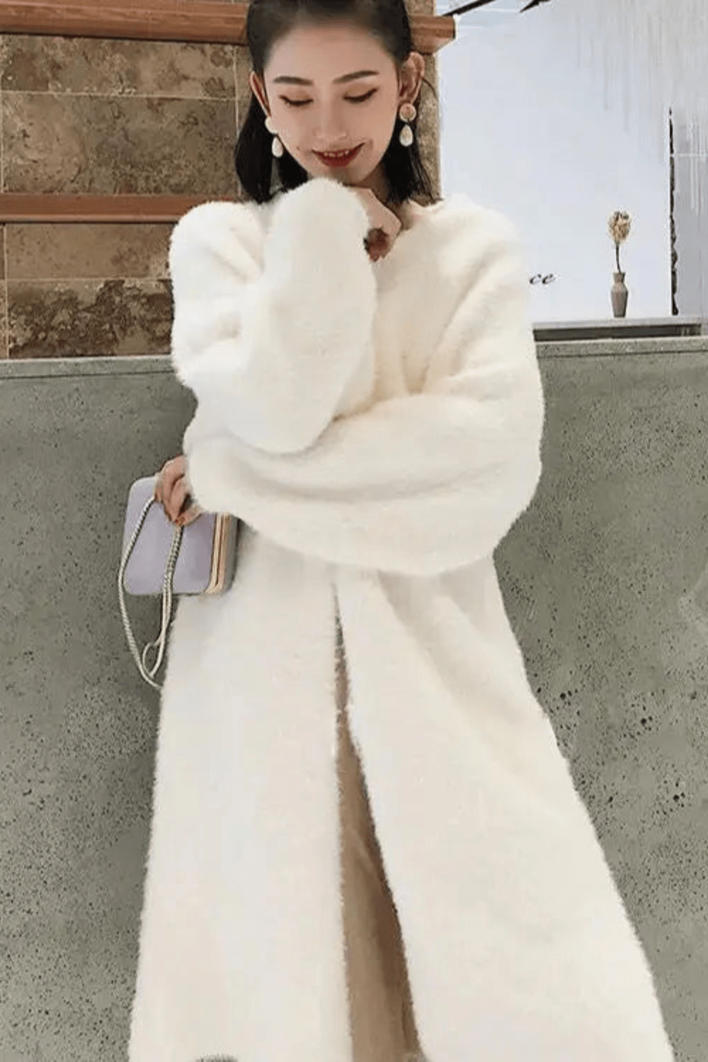 Kimono Femme | Hiver Blanc / 3XL