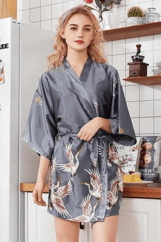 Kimono Femme | Intérieur Gris / XXL