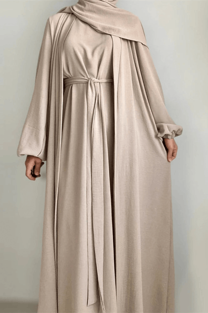 Kimono Femme | Voilée Beige / XXL