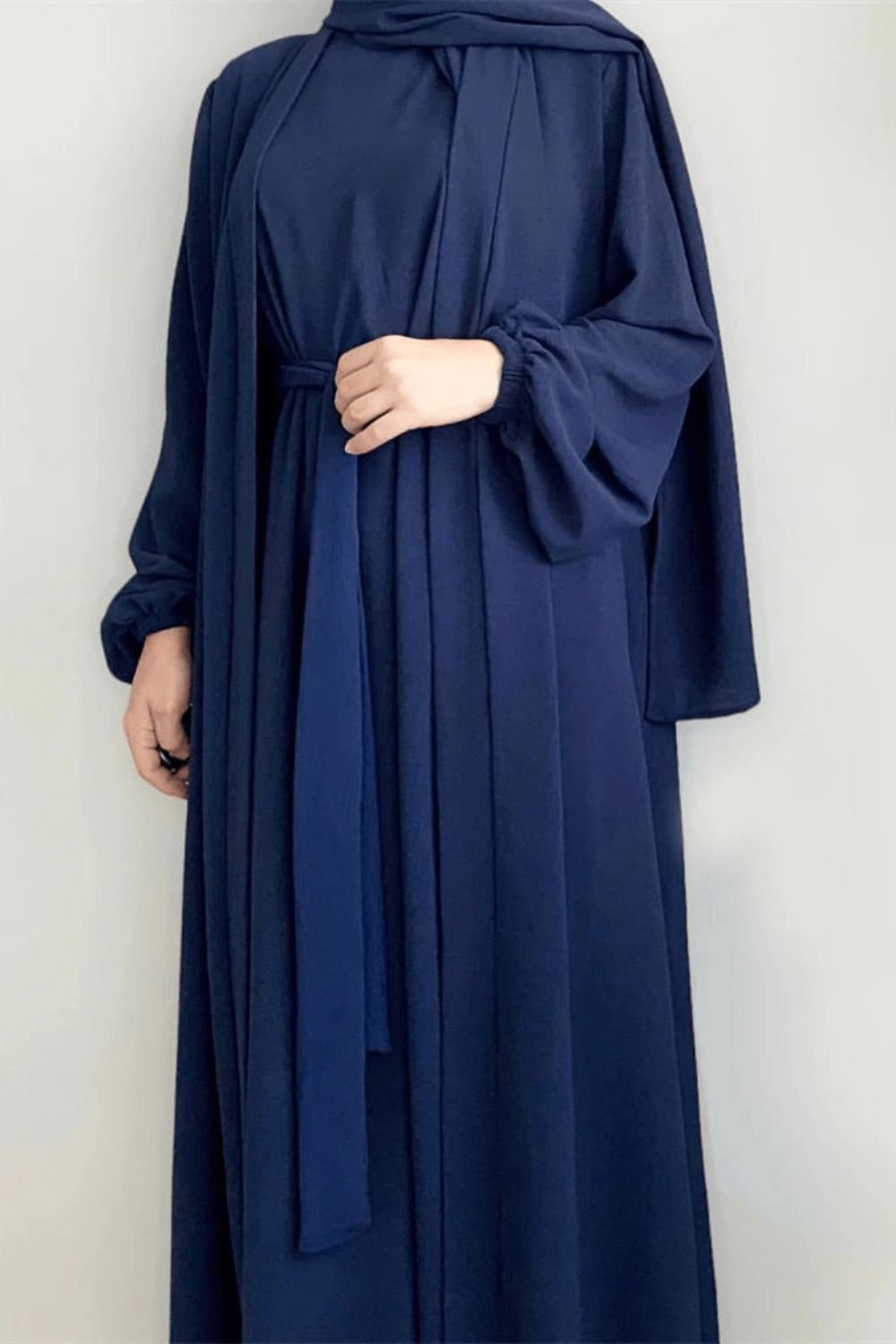 Kimono Femme | Voilée Bleu foncé / XXL