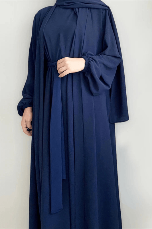 Kimono Femme | Voilée Bleu foncé / XXL