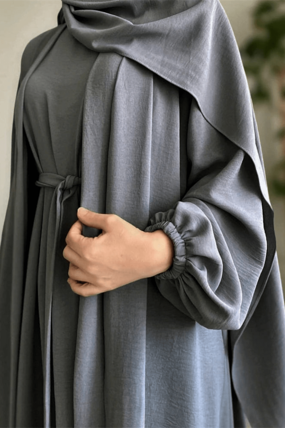 Kimono Femme | Voilée Gris / XXL