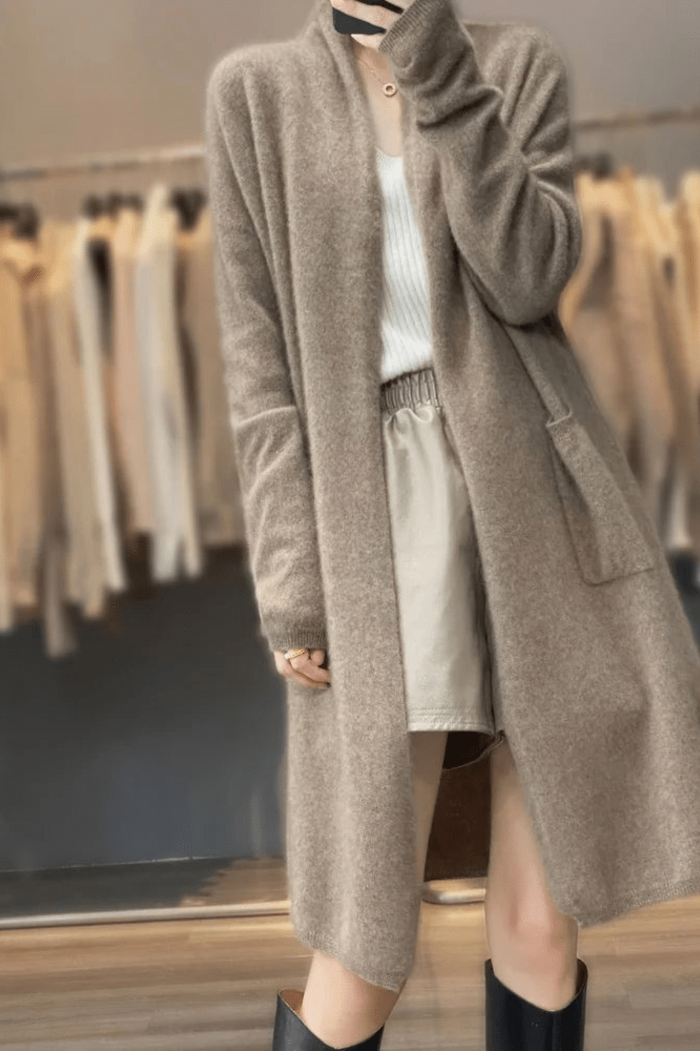 Kimono | Laine Beige / Taille unique