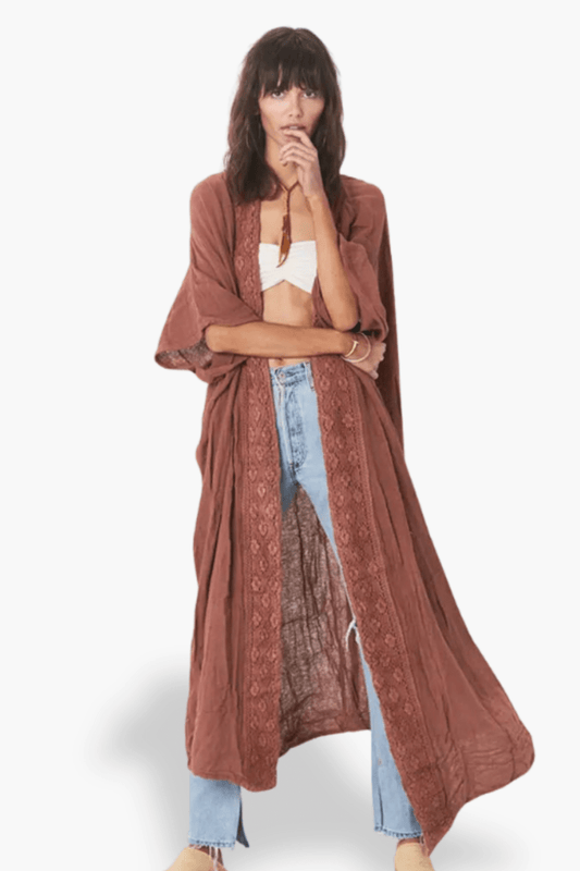 Kimono | Marron Marron / Taille unique
