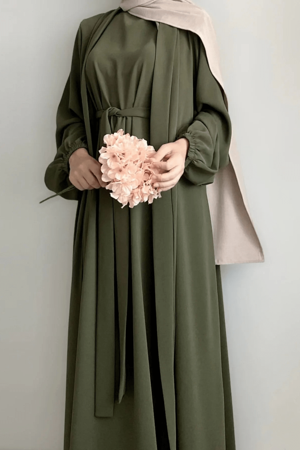 Kimono | Musulmane Vert kaki / XXL