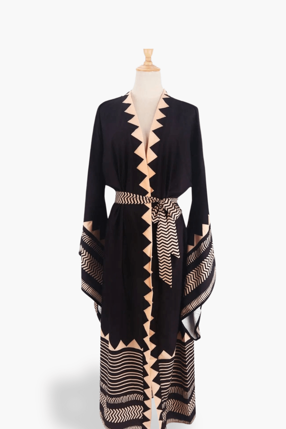 kimono noir femme
