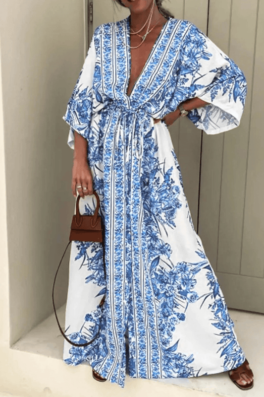 Kimono | Robe Bleu Bleu / XXL