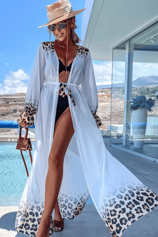 Kimono | Robe Chic Blanc / Taille unique